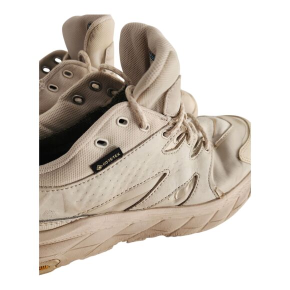 HOKA Anacapa Low GTX Women's 8.5B Eggnog Sand Waterproof Trail Hiking Shoes - Picture 7 of 9